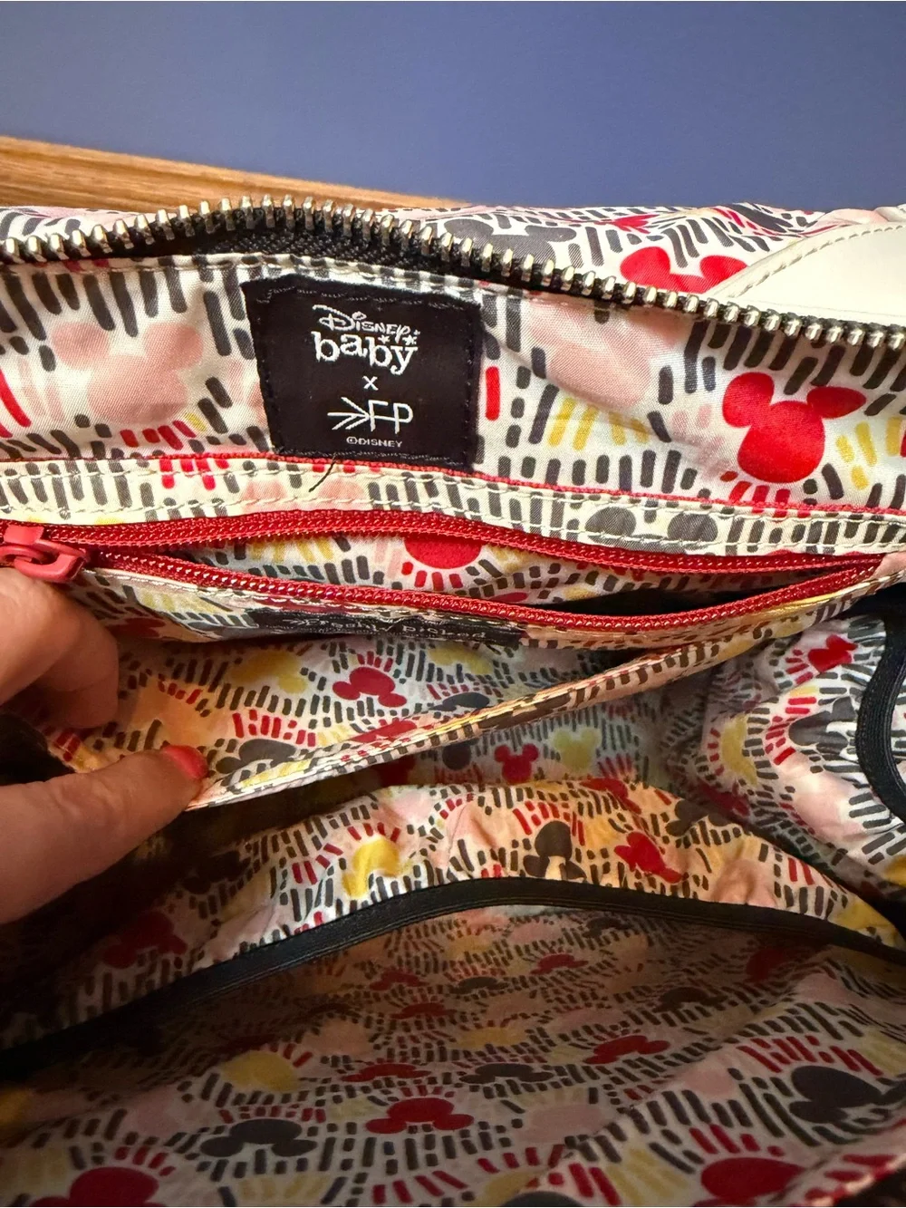 Freshly Picked x Disney Baby Ivory Mickey Ear Backpack